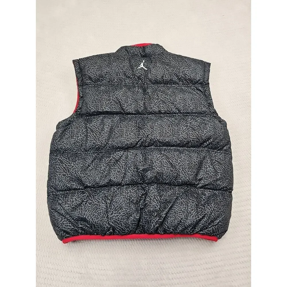 Air Jordan Puffer Vest Mens Medium Full Zip Outterwear - Picture 6 of 7